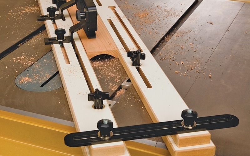 cove cutting jig table saw jig