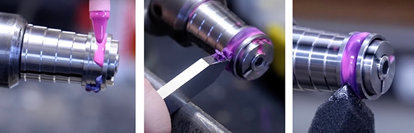 making a ring from crayons