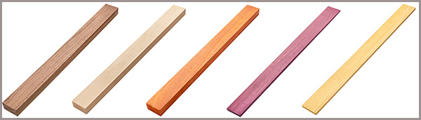 strips of wood for cutting board