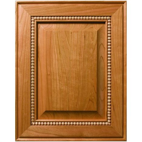 Decorative bead panel custom cabinet door