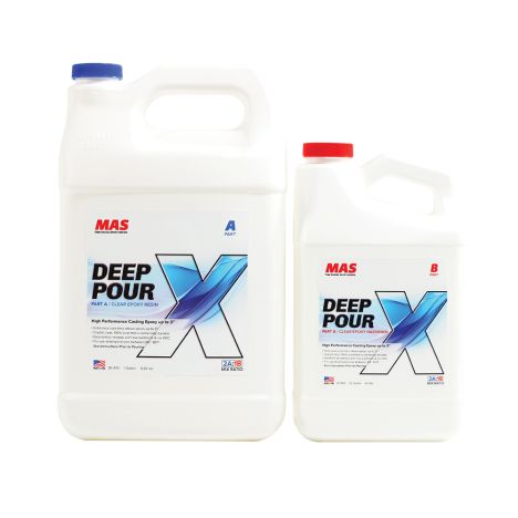 MAS deep pour x epoxy bottles