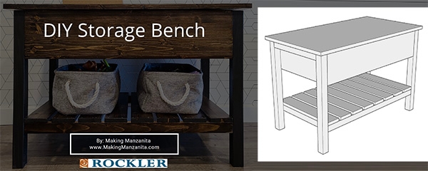 diy storage bench plan download