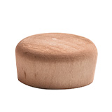 Dome-style wood screw hole plugs