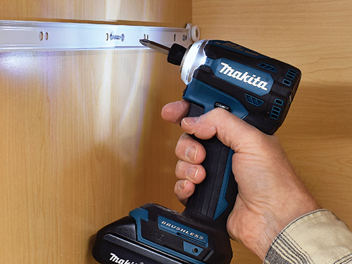 Drilling with a light on drill