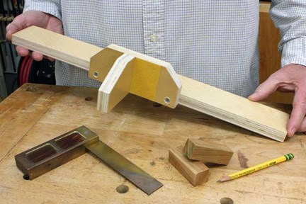 Setting up a vertical alignment jig