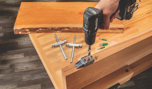 drilling shelf holes