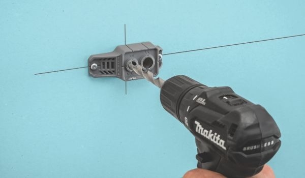drilling wall holes