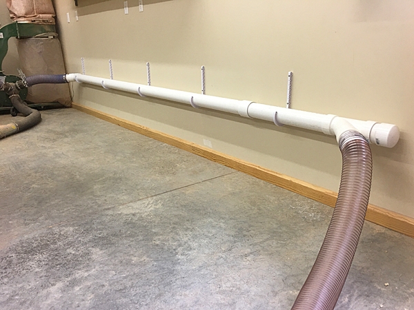 Dust collection duct system