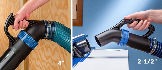 dust hose handles