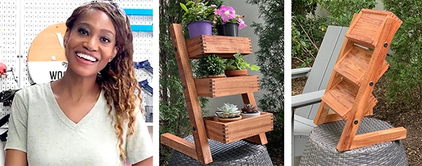 Char Miller-King and finished plant stand