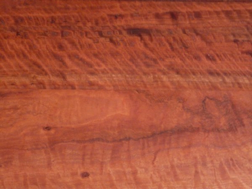 Wood from a sideboard with lightly marred finish