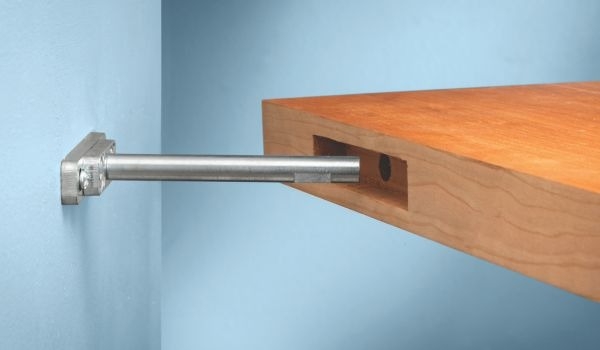fitting shelf on wall