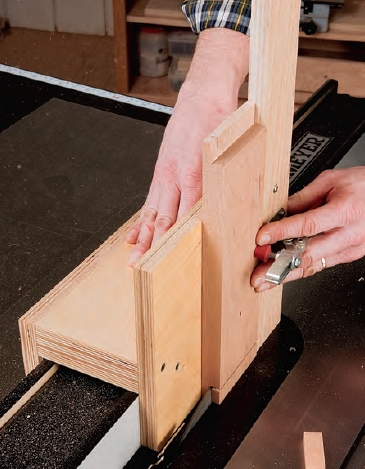 forming rabbet tongue and cheek