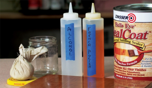 Collection of French Polish supplies