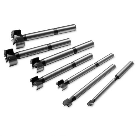 Freud seven piece shear serrated edge forstner bits