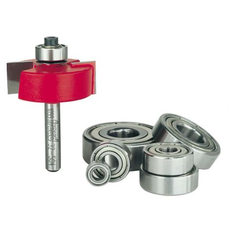 Freud rabbeting bit with bearings