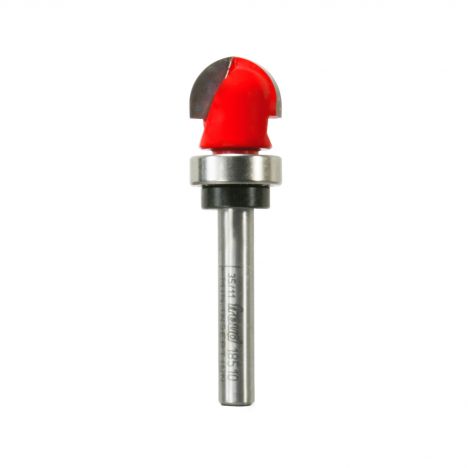 Freud quarter inch shank top bearing round nose bit