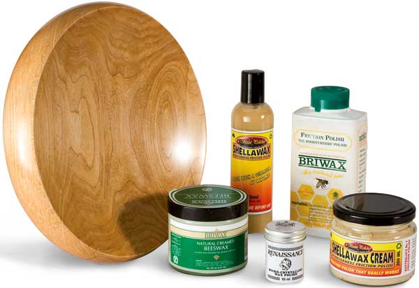 Samples of products used in friction finishes