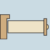 Diagram of a drawer with full extension