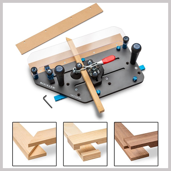 router table half lap jig