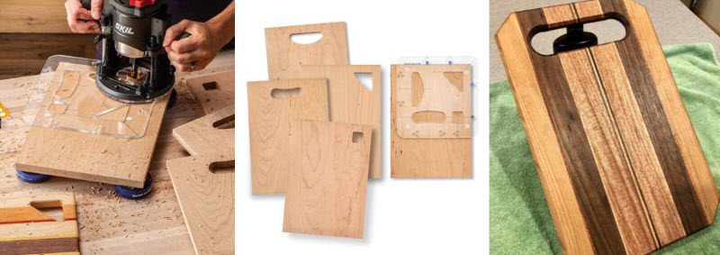 cutting board handle template