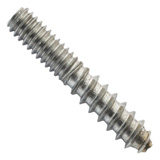 Hanger bolt-style woodworking fastener