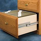 Drawer slide designed for holding more weight than a standard slide