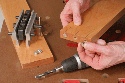 Marking dowel installation locations with dowel points