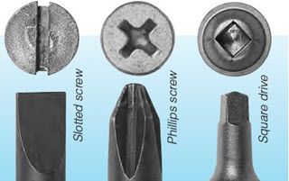 screw head types
