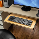 Drawer slide designed to mount a keyboard under a desk