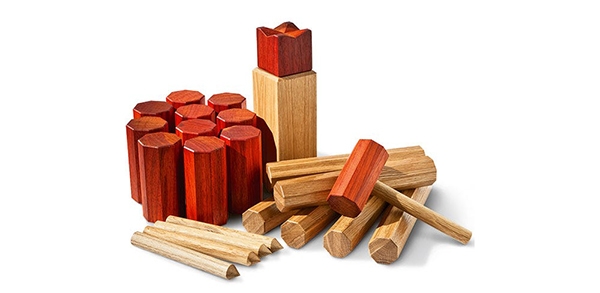 kubb game pieces