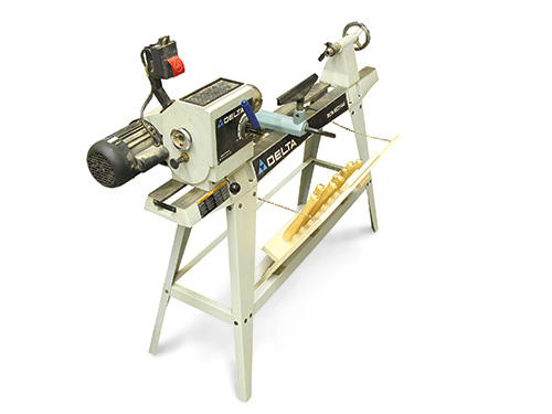 Under lathe turning tool storage