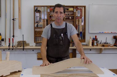 Building a plywood form for steam bending
