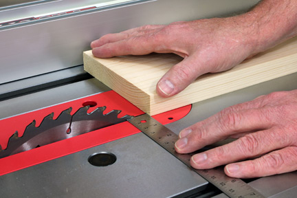 Measuring the thickness of a cut