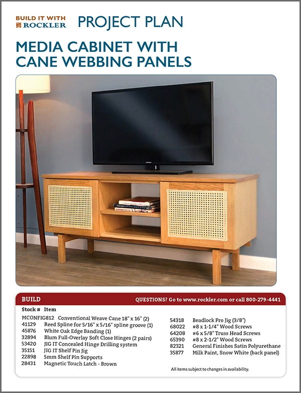 media cabinet plan download