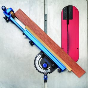 Rockler table saw miter gauge with fence
