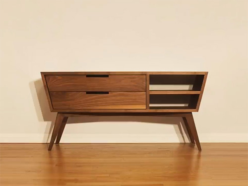 Chris Salomone's mid-century modern credenza project