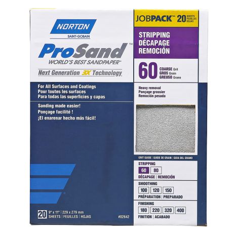 Norton prosand sandpaper sheets