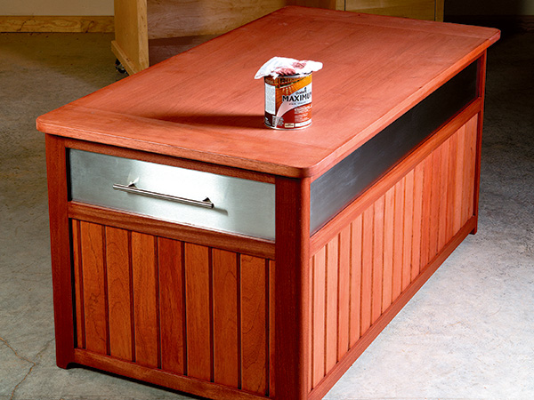 Finished outdoor storage box project