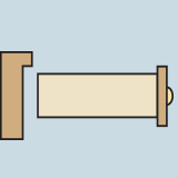 Diagram of a drawer with over-travel extension