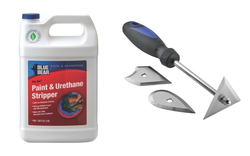 paint urethane stripper and paint scraper tool