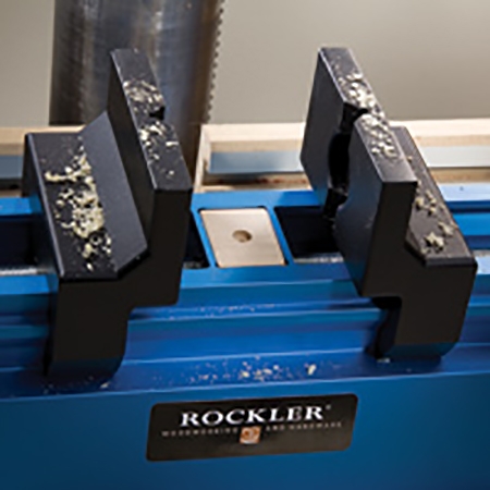Using drilling jig to hollow out pen turning blanks