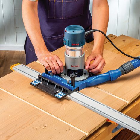 Rockler perfect fit dao jig with ngx clamping straight edge guide