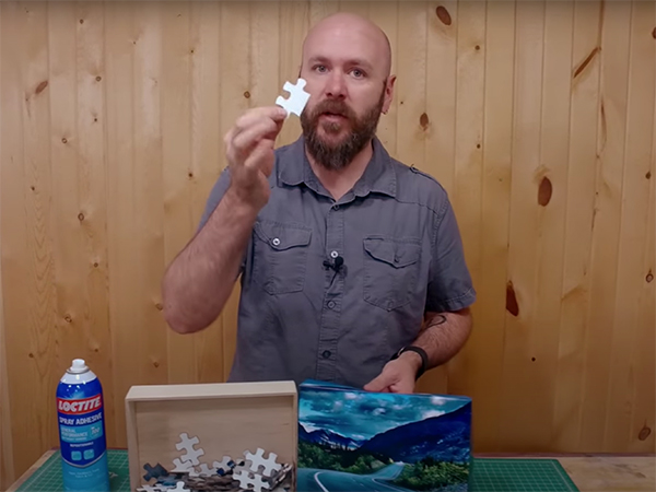 David Picciuto's laser cut puzzle project