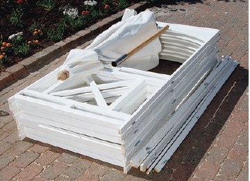 disassembled gazebo