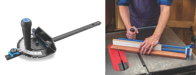 precision miter gauge table saw accessory
