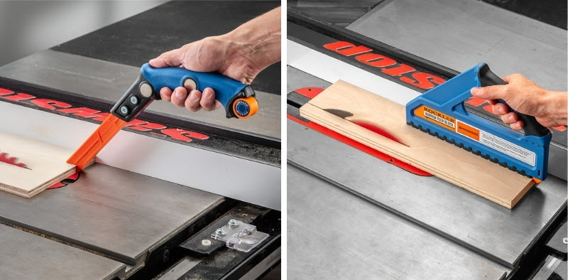 push stick and push block