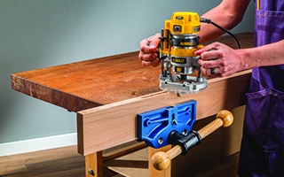 Quick Release Workbench Vise