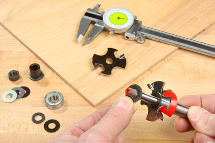 Removing washer from a slot cutter