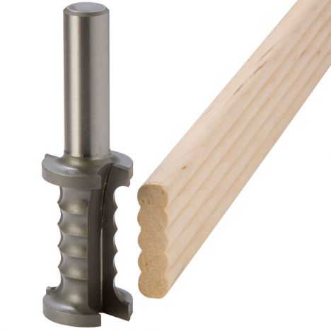 Router bit for cutting beadlock tenons